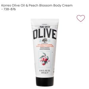 Korres Olive Oil & Peach Blossom Body Cream